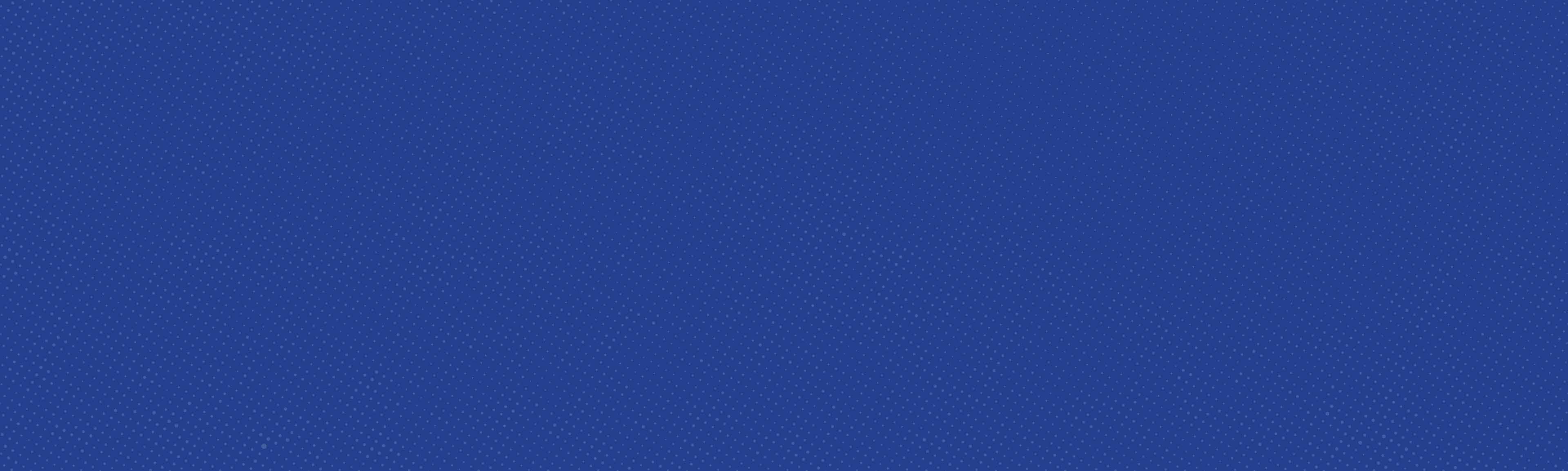 Blue background with half-tone effect.